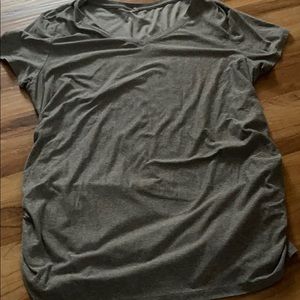 Gray maternity shirt